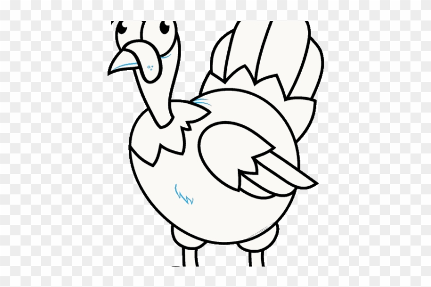 Easy Drawing A Turkey Step By Step #1639389