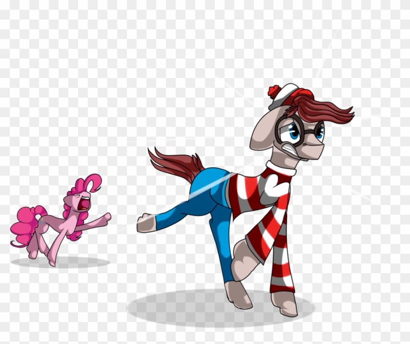 Vampdoq, Pinkie Pie, Ponified, Safe, Waldo, Where's - Cartoon #1639440