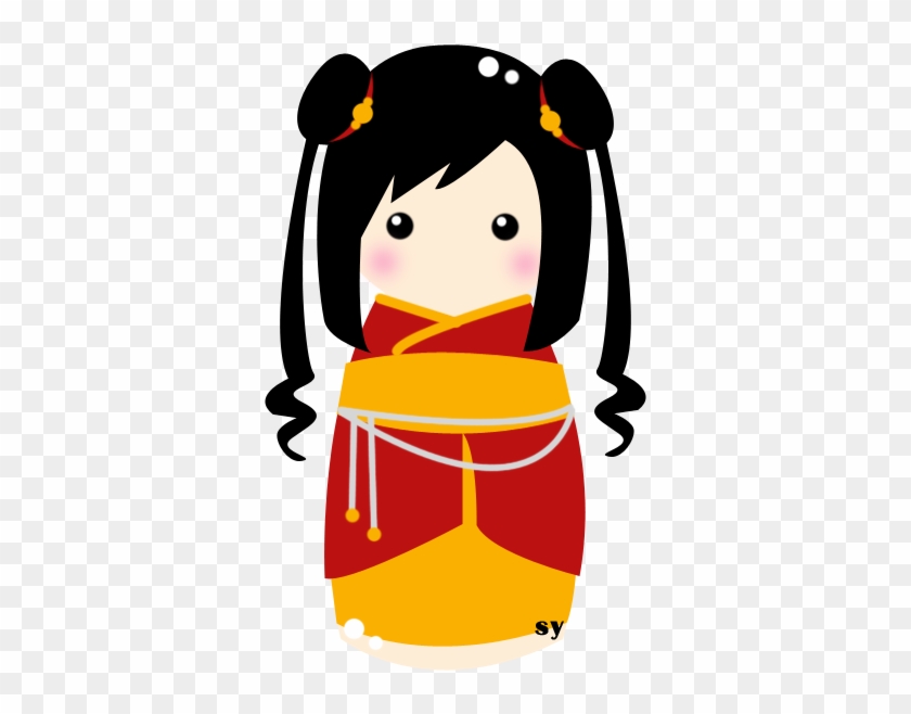 Graphic Transparent By Sarah Yang At Coroflot Com Ive - Kokeshi Doll Png #1639522