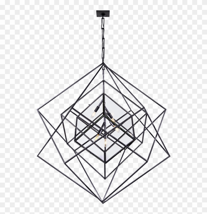 Visual Comfort Cubist Clipart , Png Download - Kelly Wearstler Cubist Large Chandelier #1639552