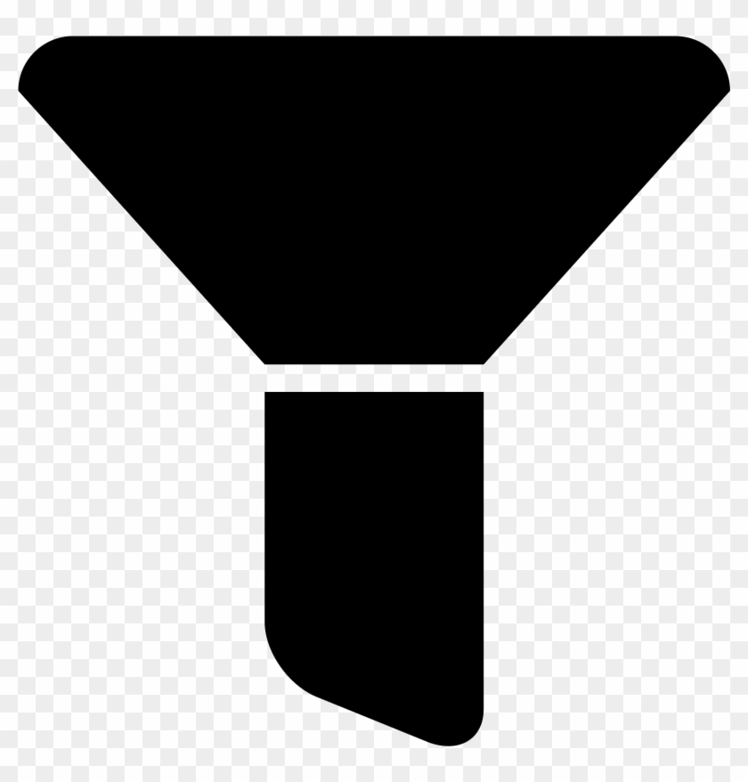 Conversion Png Icon - Black And White Funnel Clipart #1639615