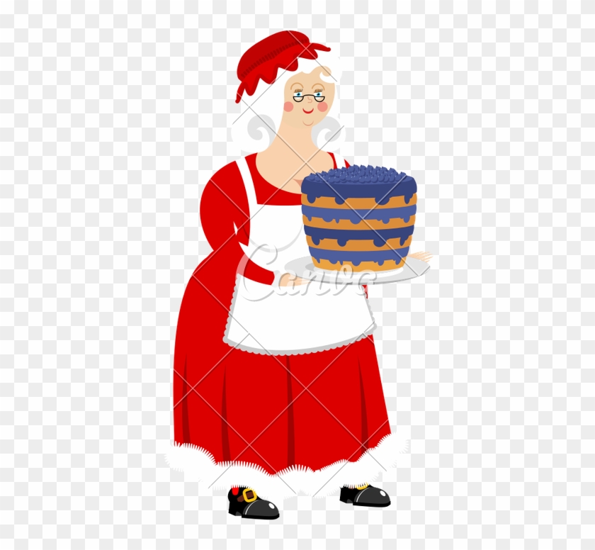 Claus And Blueberry Cake - Mrs. Claus #1639628