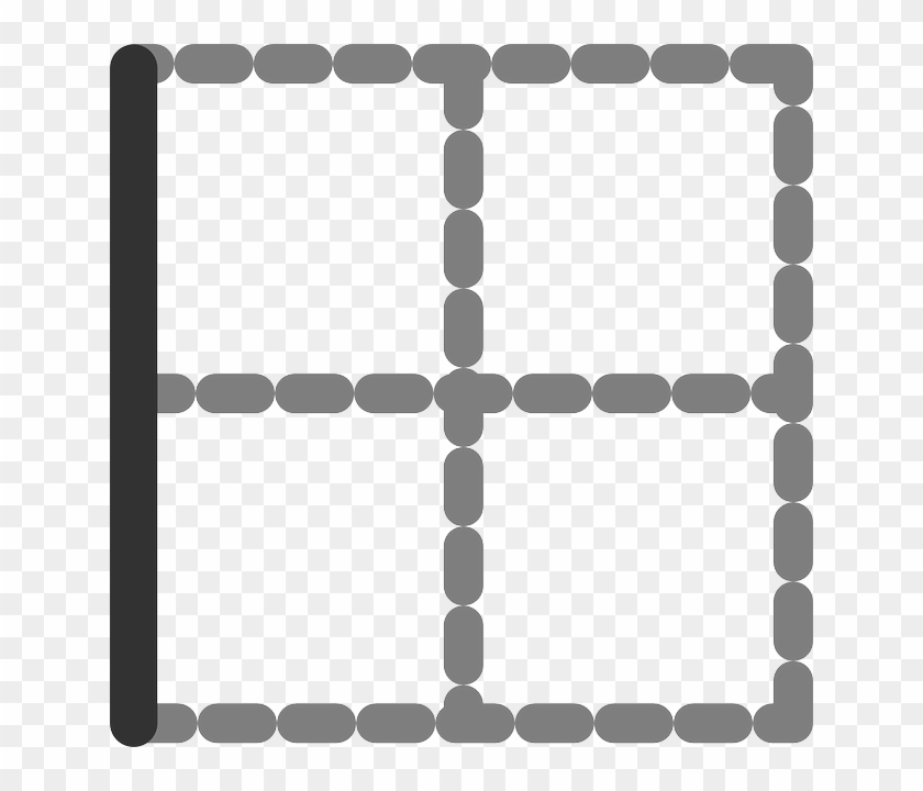 Flat, Left, Spread, Table, Cell, Border, Spreadsheet - Borders Icon #1639655
