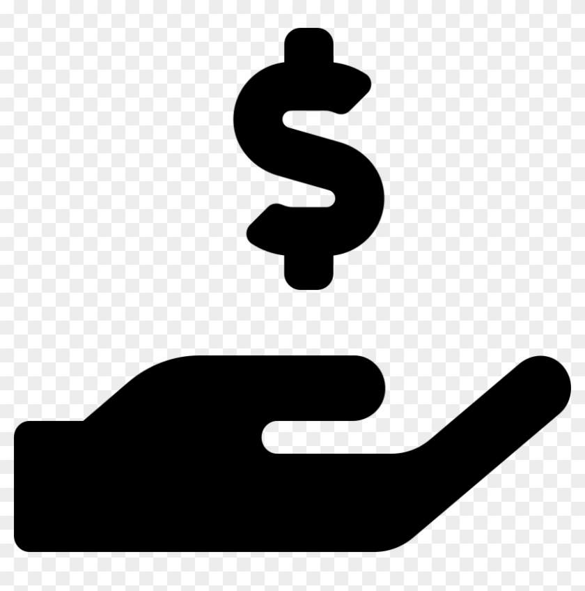 Font Awesome 5 Solid Hand Holding Usd - Hand Holding Usd Icon #1639751