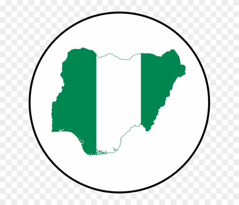 Nigeria Nigerian Map Flag National Country Badge 25mm - Catholic Youth Organization Of Nigeria #1639765