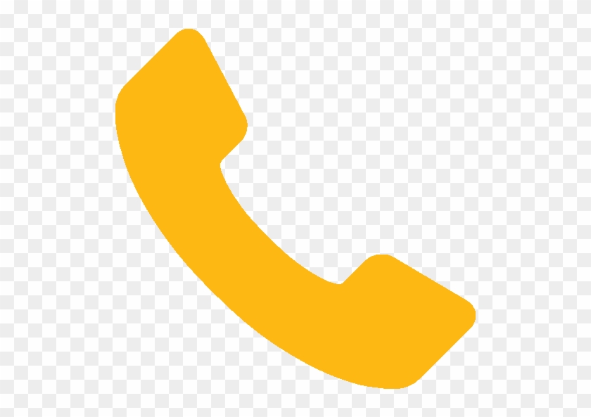 1 - 866 - - Phone Icon Orange Png #1639813