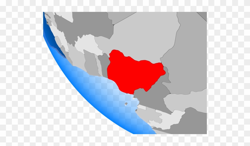 Nigeria On Political Globe - Map #1639814