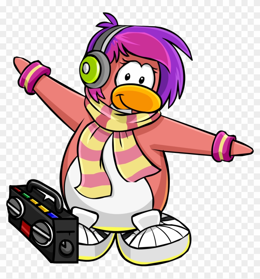 Image Christmas Party 2017 Icebergpng Club Penguin - Club Penguin Boombox #1639963