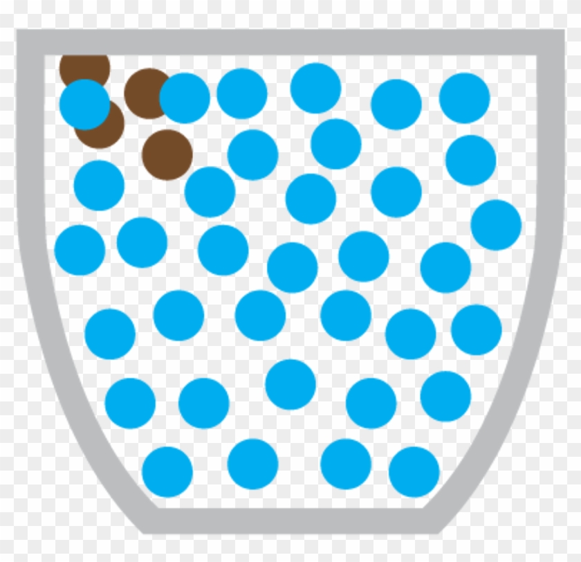 Coffee Molecules Entering Cup Of Hot Water - Diffusion #1640060