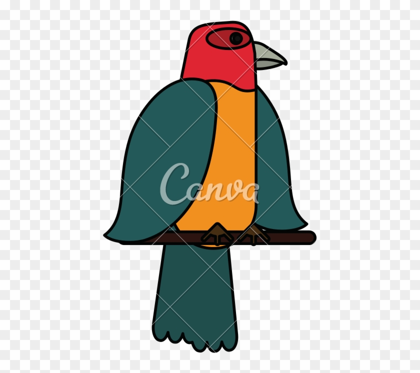 Exotic Natural Bird Icon - Canva #1640123
