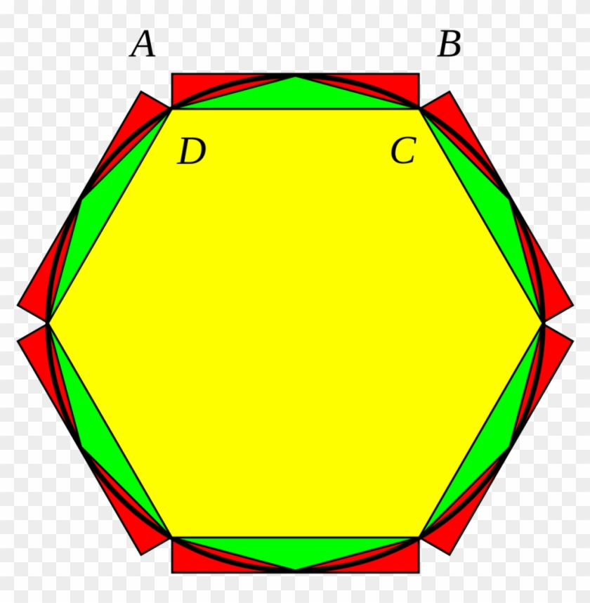 Polygon Clipart 16 Side - Liu Hui Pi #1640178