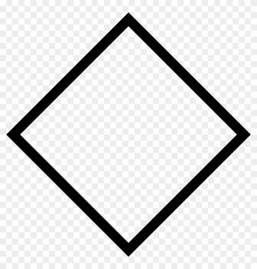 Clipart Diamond Rhombus - Diamond Shape Clipart Black And White #1640184