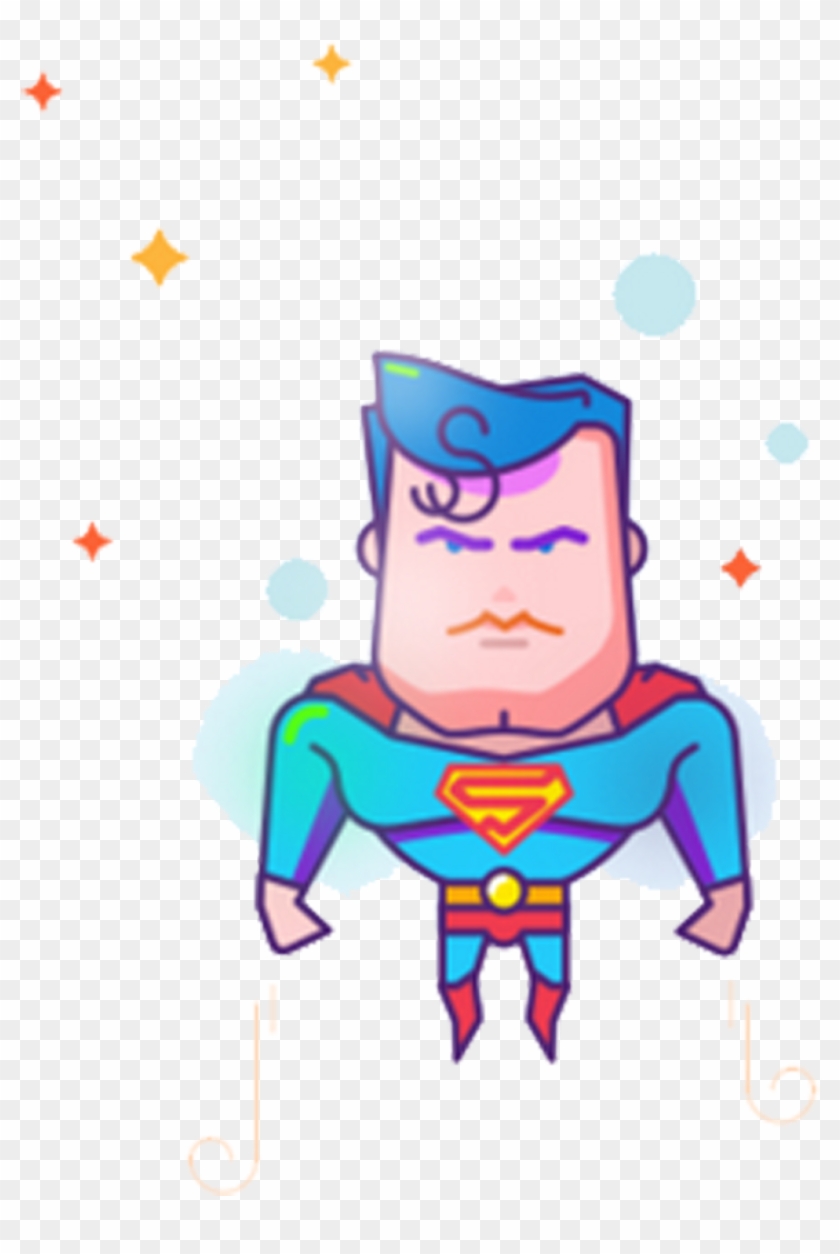 Superman Illustration Creative Transprent Png Superhero - Cartoon #1640221