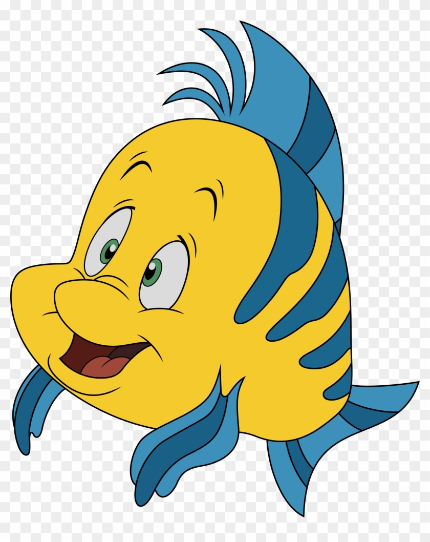 Flounder Little Mermaid Clip Art - Flounder Little Mermaid Png #1640231