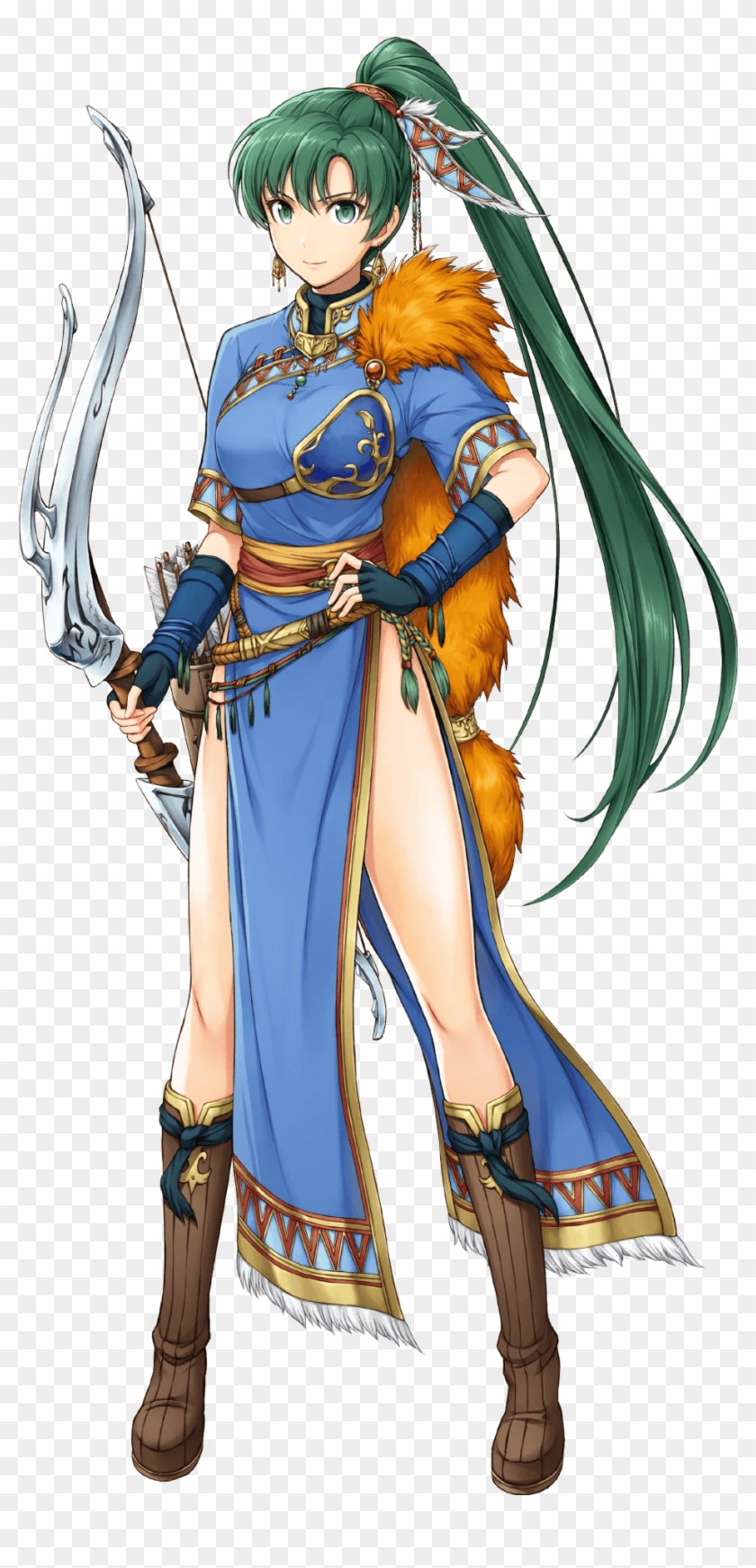 Woman Warrior Clipart Brave Woman - Lyn Fire Emblem Heroes #1640292