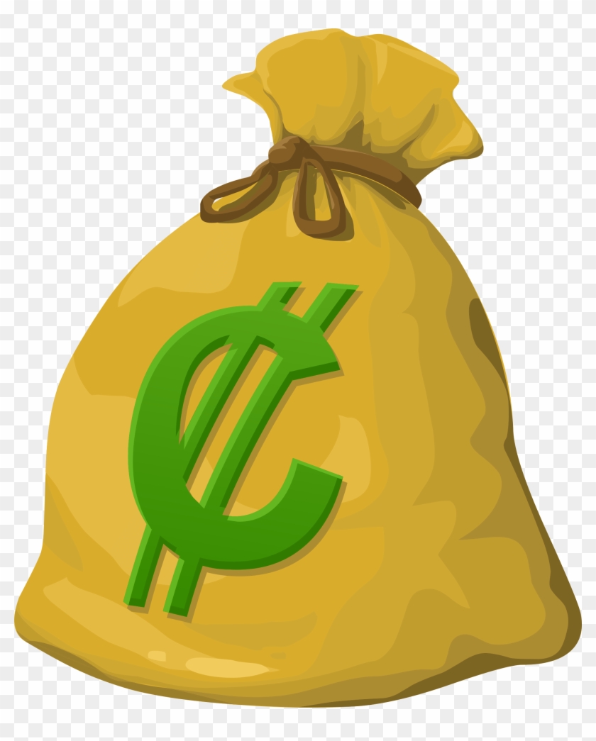 Big Money Cliparts - Saco De Dinheiro Desenho Png #1640351