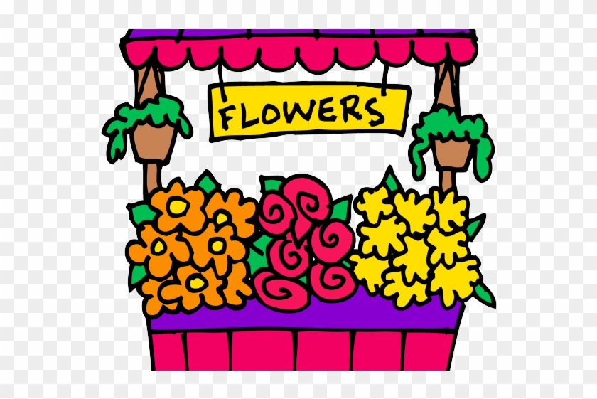 Stands Clipart Clip Art - Flower Shop Png #1640480