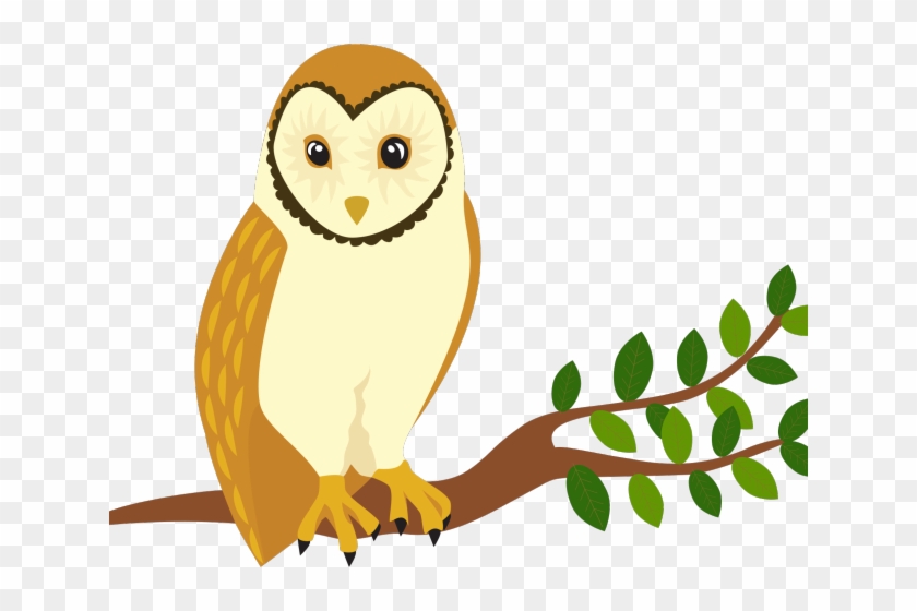 Bird Of Prey Clipart Barn Owl - Cartoon Forest Animals Png #1640631
