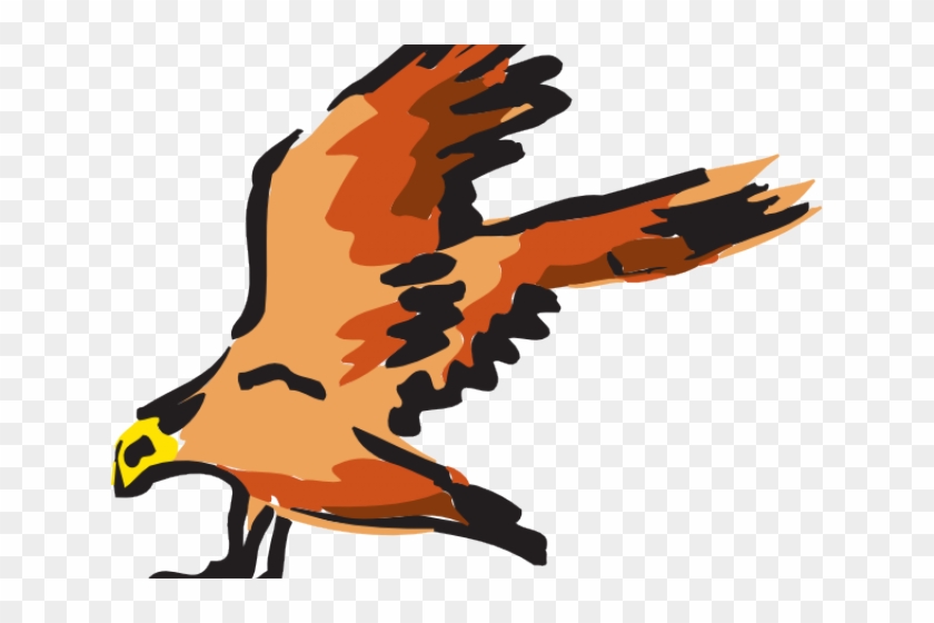 Bird Of Prey Clipart Fly Bird - Clip Art #1640642