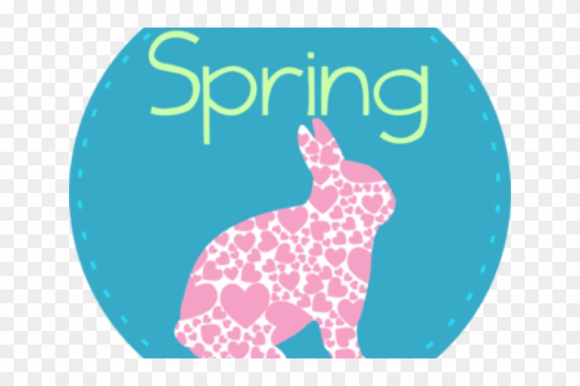 Spring Clipart Bunny - Bunny In Heart #1640706