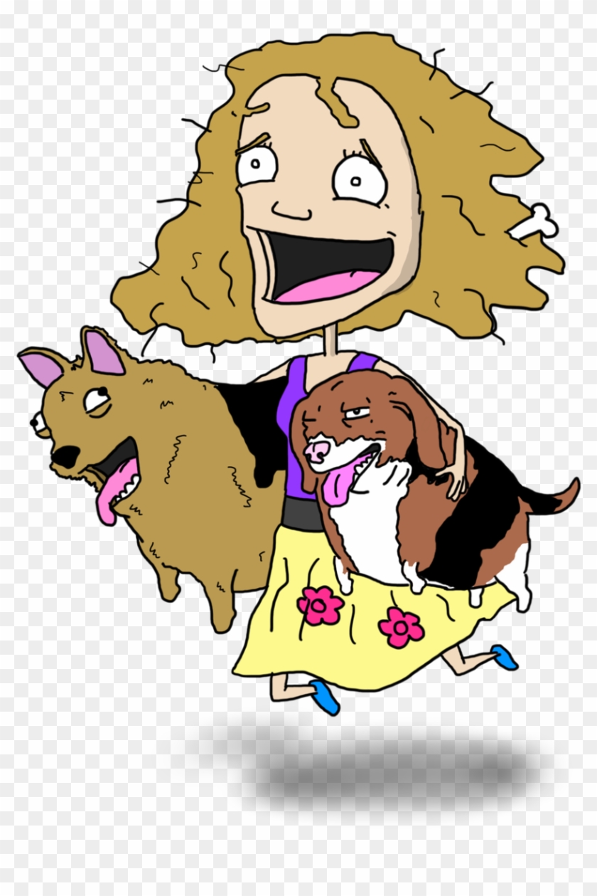 The Dog Girl Illustration - Dog #1640722