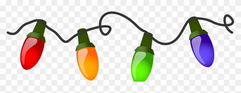 The Friends Of The Santa Clarita Public Library Members - Christmas Lights Top Border #1640739