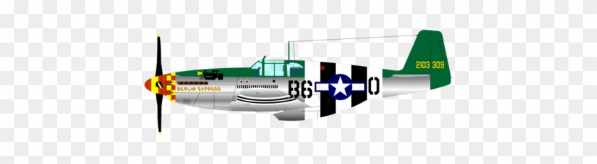 North American P 51 Mustang P 51b Airplane Fighter - P 51 Clipart #1640760