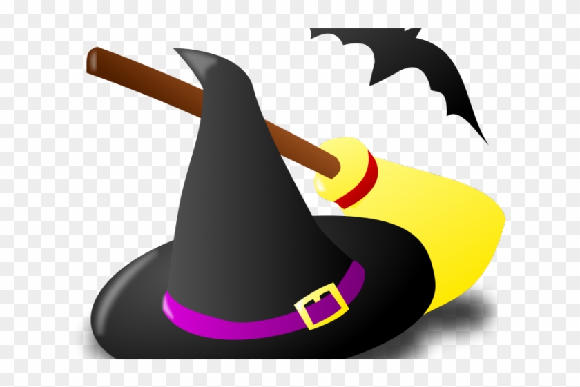 Witch Hat Clipart Simple - Witch Halloween Clip Art #1640882