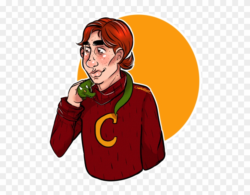 ““ Quick Drawing Of Charlie Weasley Cause I Can And - Cartoon #1640912