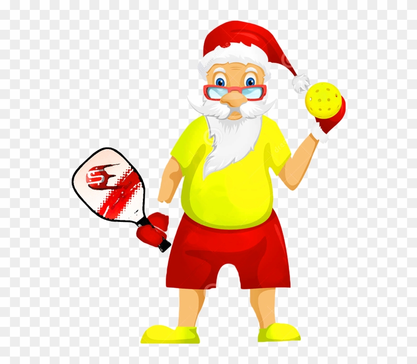 Sacramento Dinkers - Santa Claus Playing Tennis #1640954