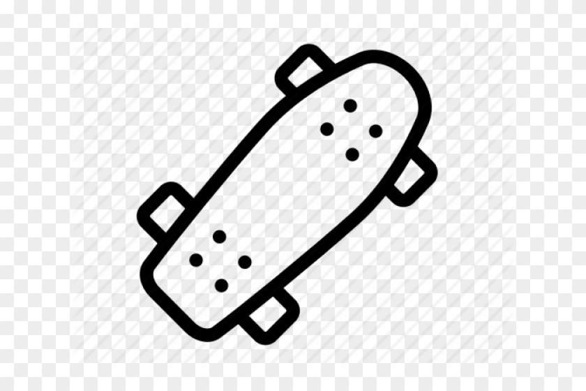 Skateboarding Clipart Penny Board - Transparent Skateboard Icon Png #1641024