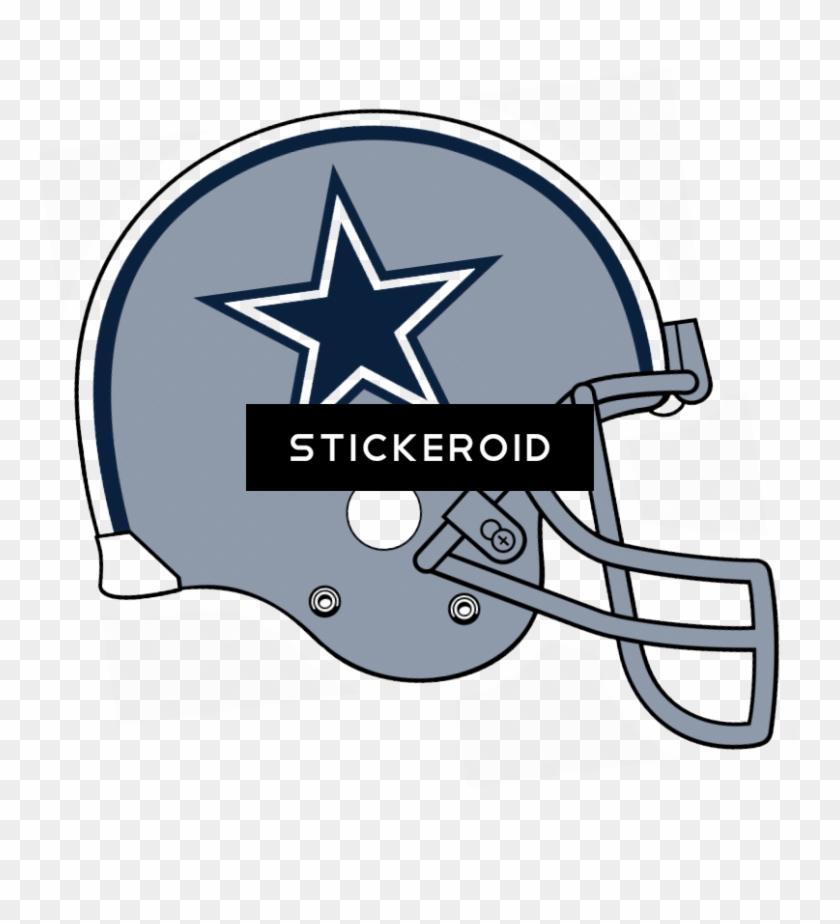 Dallas Cowboys Logo Transparent Background - Dallas Cowboy Helmet Clipart #1641054