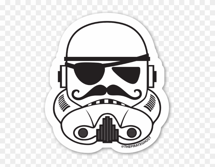 Pirateghost Trooper - Stormtrooper Black And White #1641189