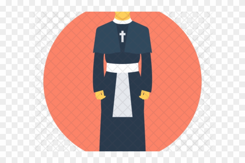 Religious Clipart Pastor - Transparent Priest Icon #1641242