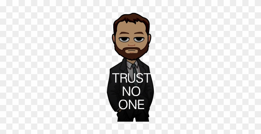 Share - Trust No One Bitmoji #1641288