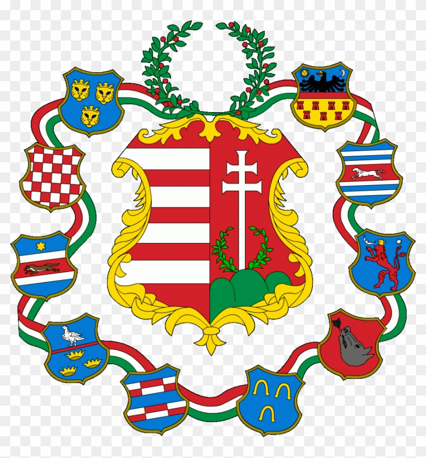 Coat Of Arms Of Hungary - National Emblem Of Hungary #1641294