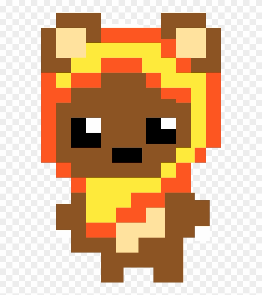 Ewok Star Wars Pixel Art Illustration Free Transparent Png