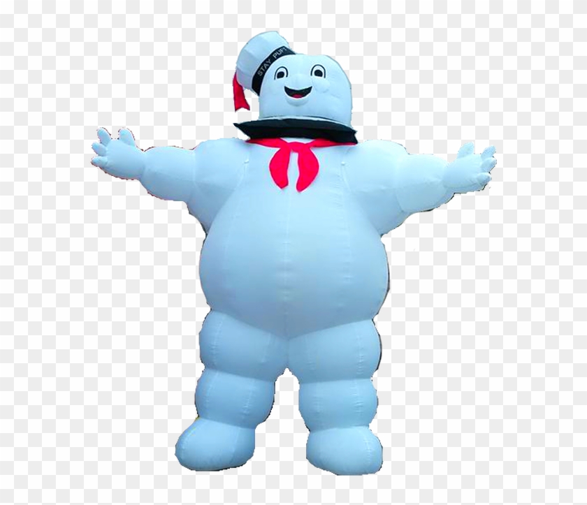 Look Out For The 20ft Stay Puft Marshmallow Man Wreaking - Mascot - Free Tr...