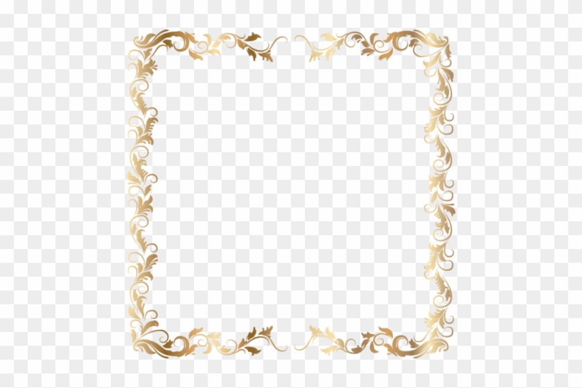 Free Png Download Border Deco Frame Gold Clipart Png - Transparent Background Gold Border Png #1641622