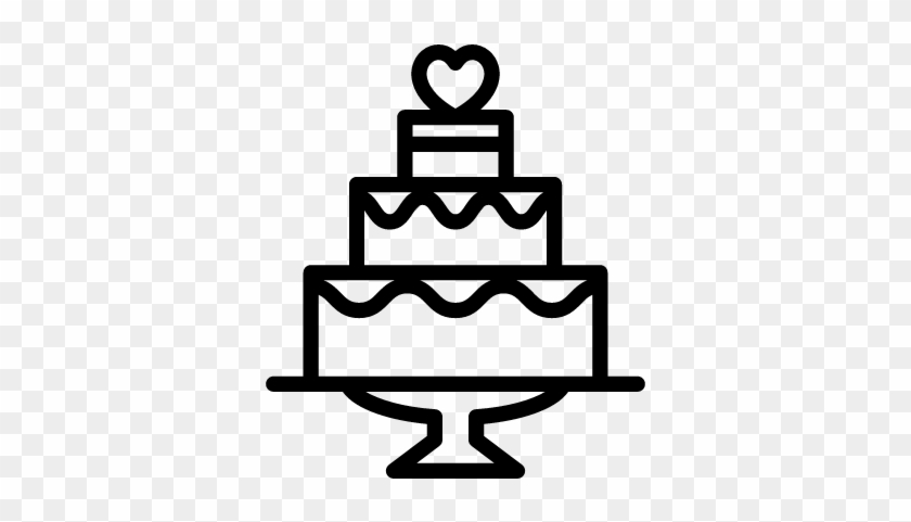 Wedding Cake Free Vectors, Logos, Icons And Photos - Wedding Cake Icon Transparent #1641692