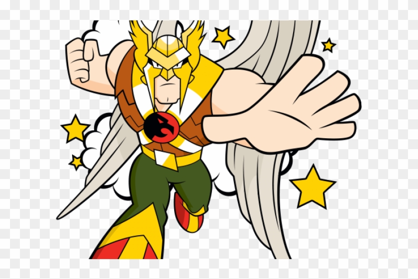 Hawkman Clipart Justice League Action - Cartoon #1641709