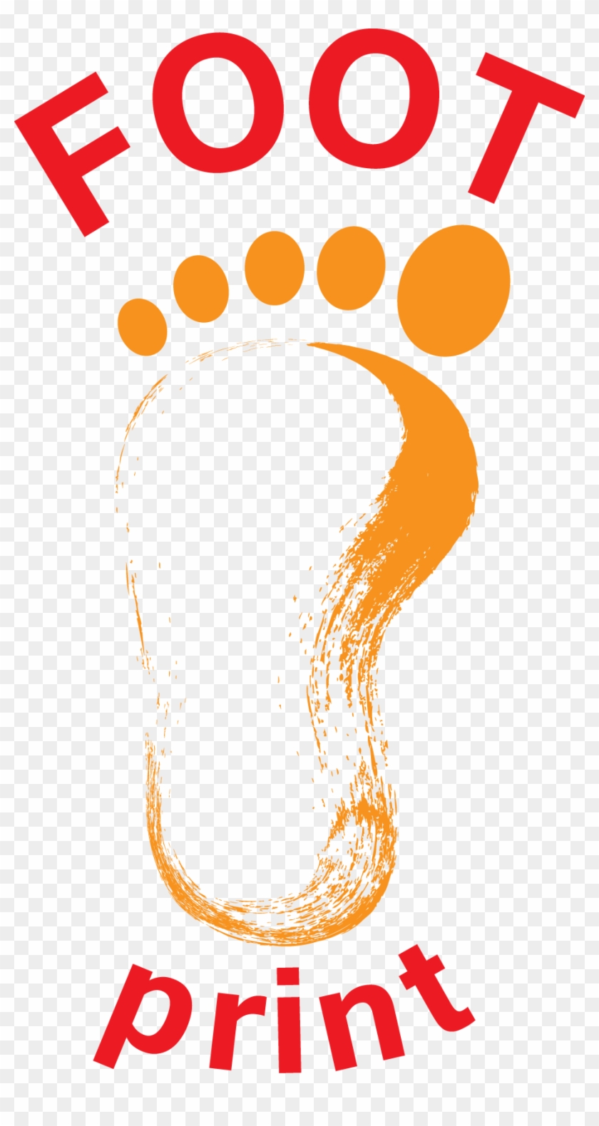 Drawing Logo Foot Clip Art Painted Footprints Ⓒ - Marca De Pé Png #1641723