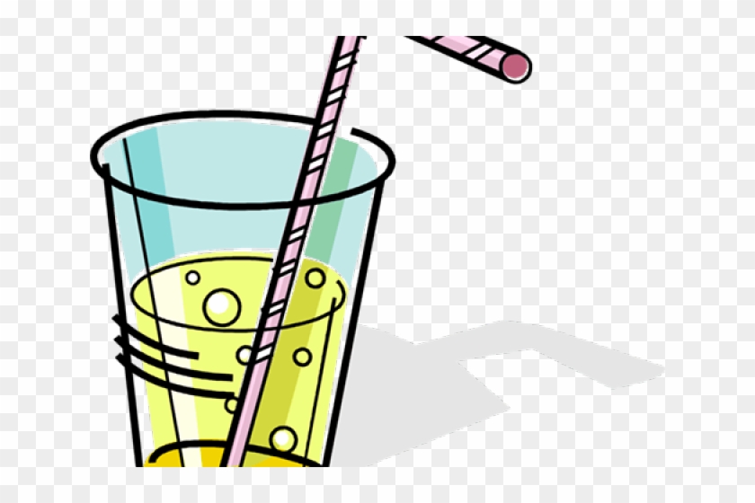 Straw Clipart Glass - Drink With Straw Clipart #1641722