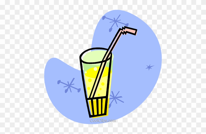 Glass Of Lemonade Royalty Free Vector Clip Art Illustration - Glass Of Lemonade Royalty Free Vector Clip Art Illustration #1641724