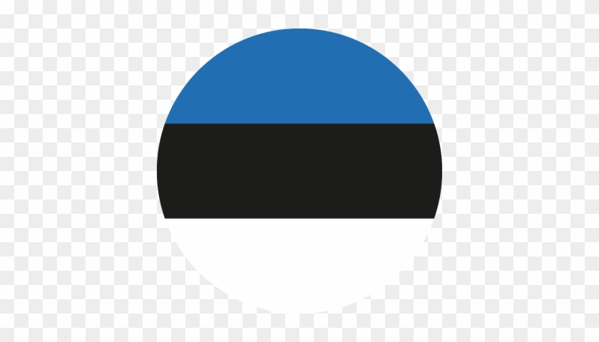Est - Estonia Flag Circle Png #1641804