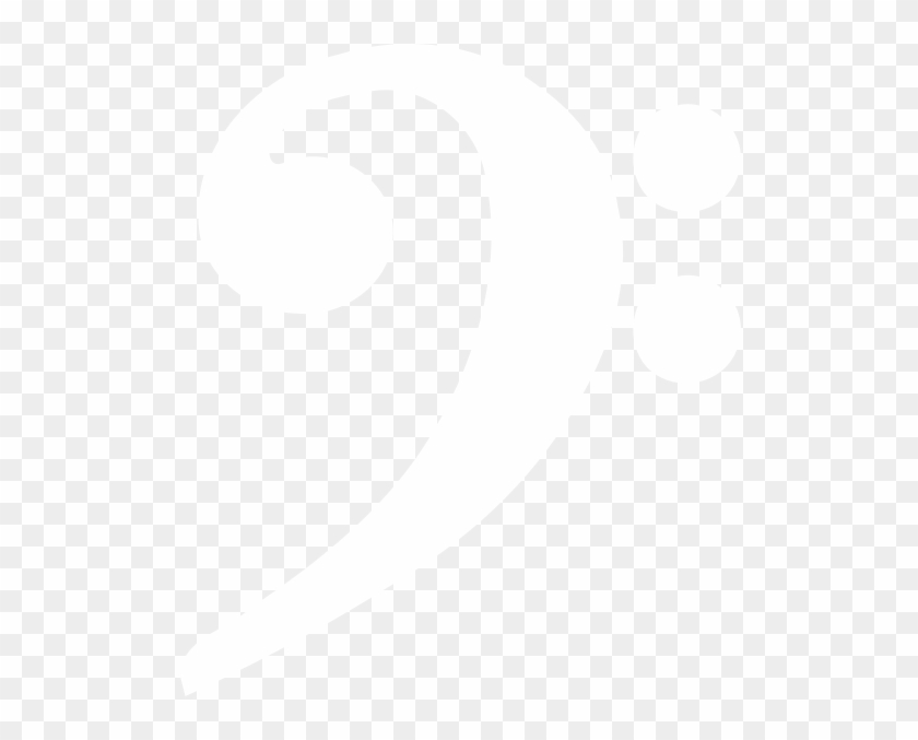 White Bass Clef Png #1641844