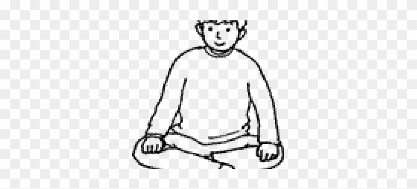 Sitting Cross Legged K - Sitting Cross Legged Drawing #1641857