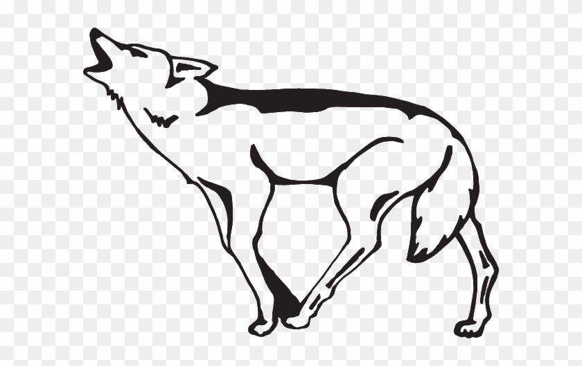 Coyote Decal - Coyote Transparent Howling Gif #1642029