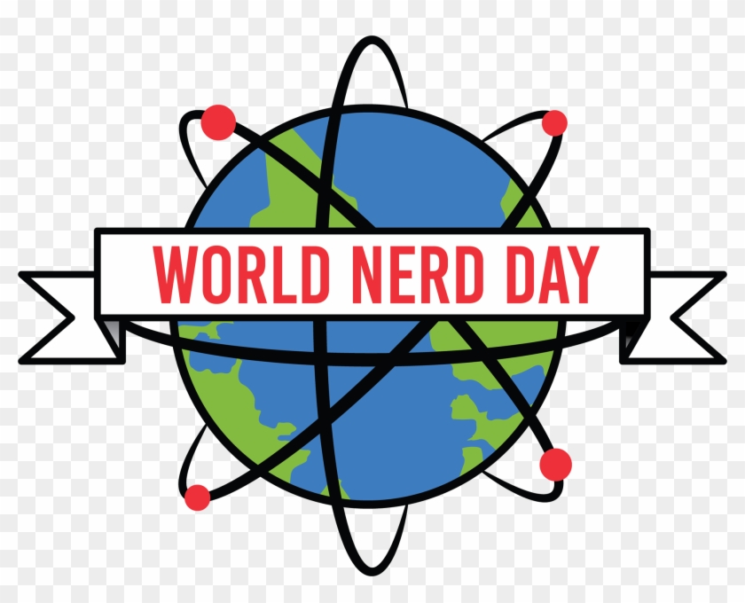 World Nerd Day Logo - Atom Animated #1642099