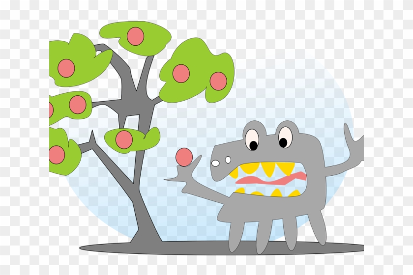 Trees Clipart Monster - Monster Clip Art #1642338